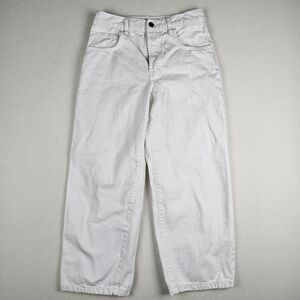 Zara Straight Leg Ankle Jeans White Size 4